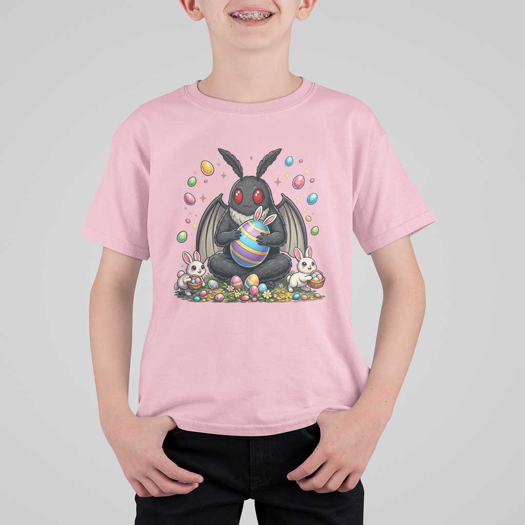 Mothman Easter Bunny T Shirt For Kid Funny West Virginia Cryptid Lover Gift