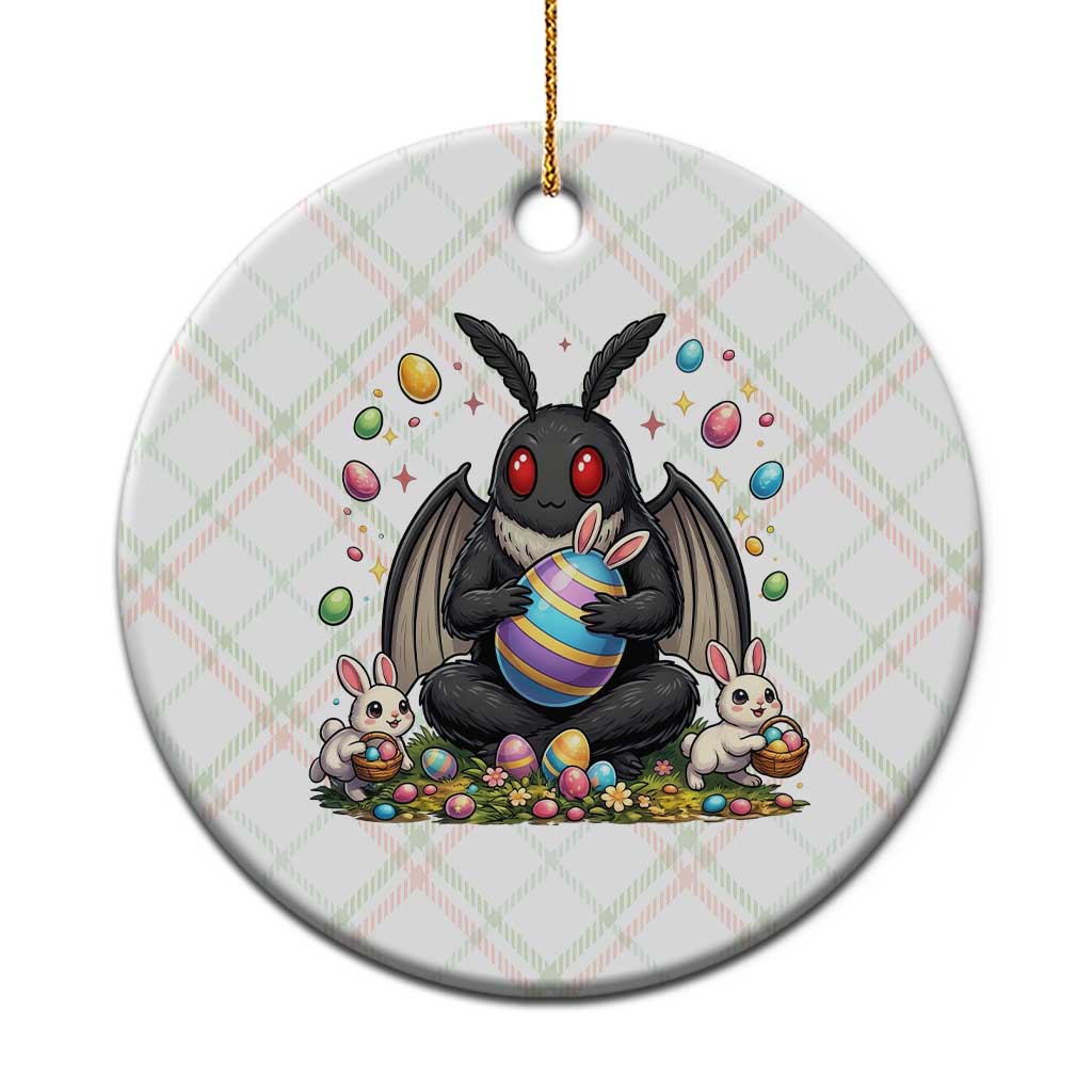 Mothman Easter Bunny Ceramic Ornament Funny West Virginia Cryptid Lover Gift