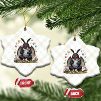 Mothman Easter Bunny Ceramic Ornament Funny West Virginia Cryptid Lover Gift