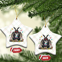 Mothman Easter Bunny Ceramic Ornament Funny West Virginia Cryptid Lover Gift