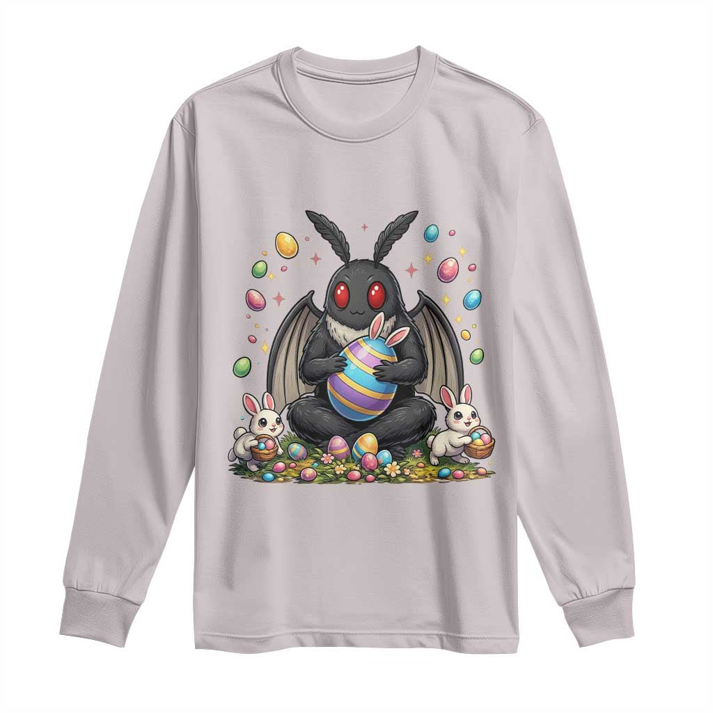 Mothman Easter Bunny Long Sleeve Shirt Funny West Virginia Cryptid Lover Gift