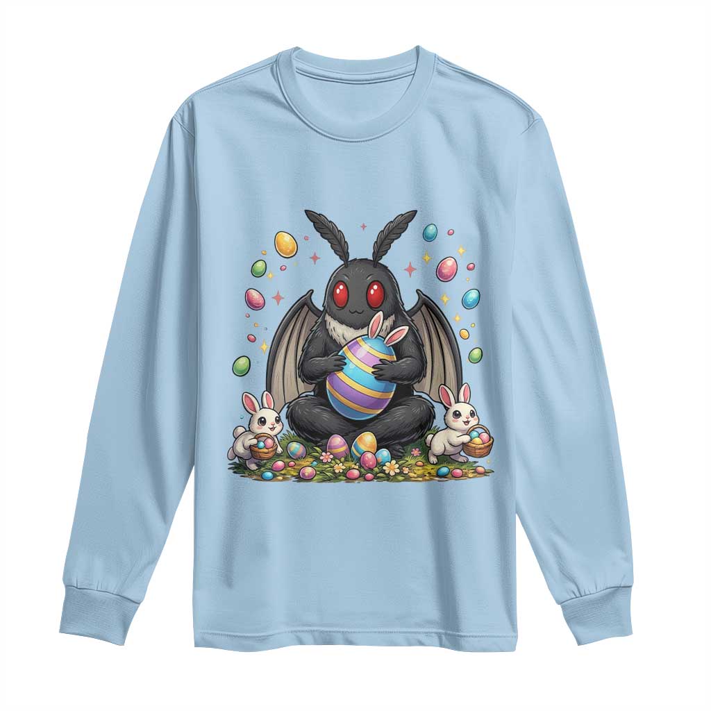 Mothman Easter Bunny Long Sleeve Shirt Funny West Virginia Cryptid Lover Gift