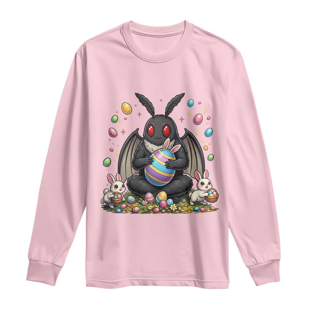 Mothman Easter Bunny Long Sleeve Shirt Funny West Virginia Cryptid Lover Gift