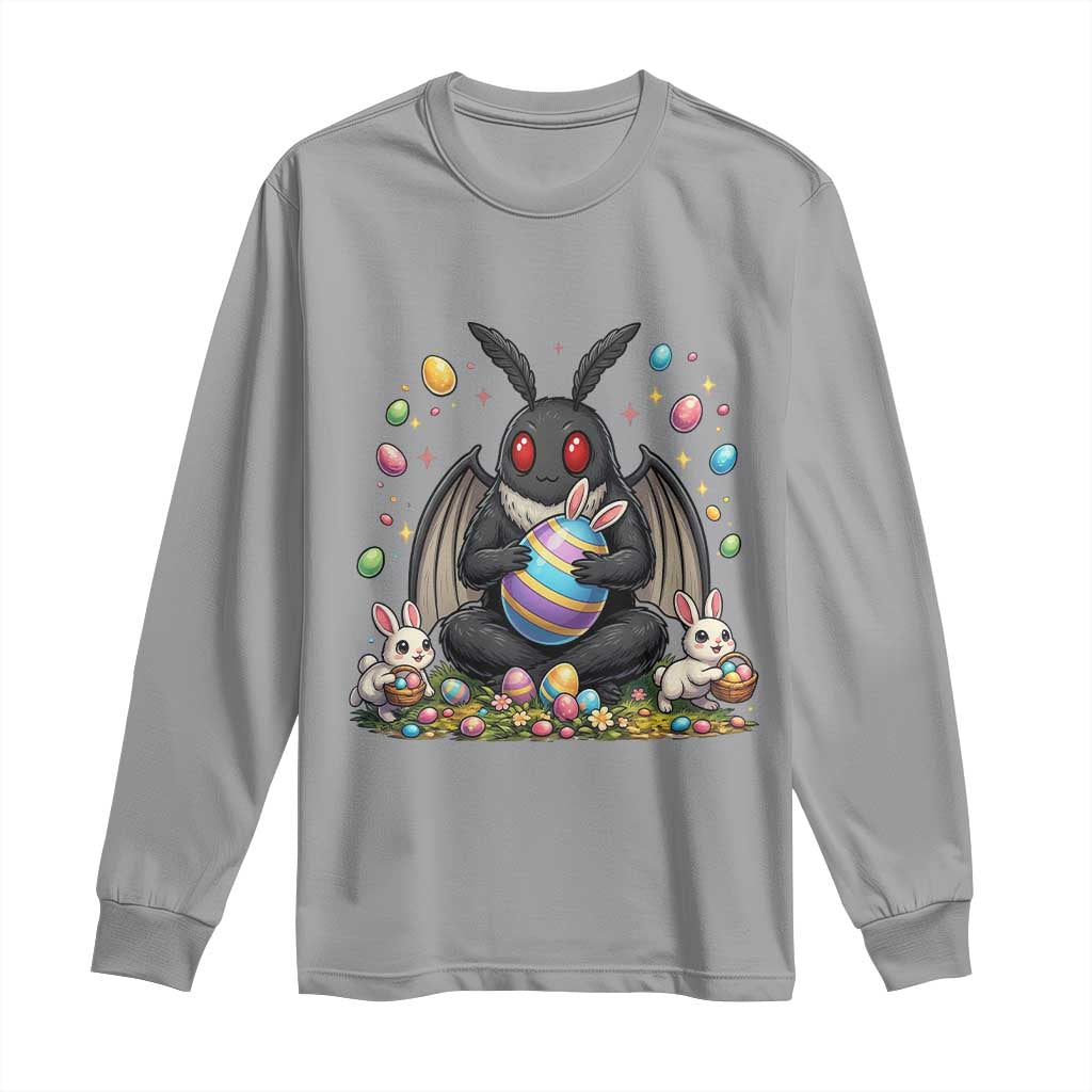 Mothman Easter Bunny Long Sleeve Shirt Funny West Virginia Cryptid Lover Gift