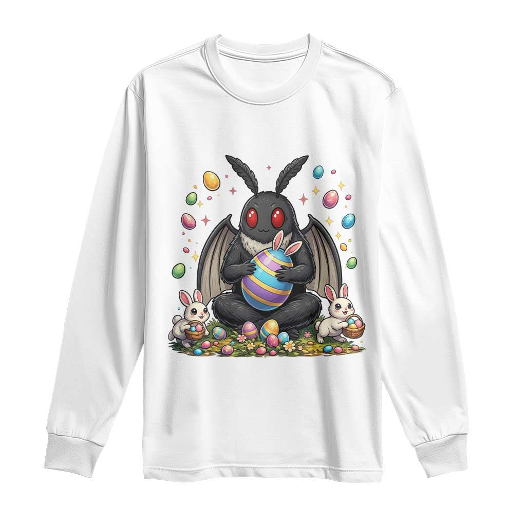 Mothman Easter Bunny Long Sleeve Shirt Funny West Virginia Cryptid Lover Gift
