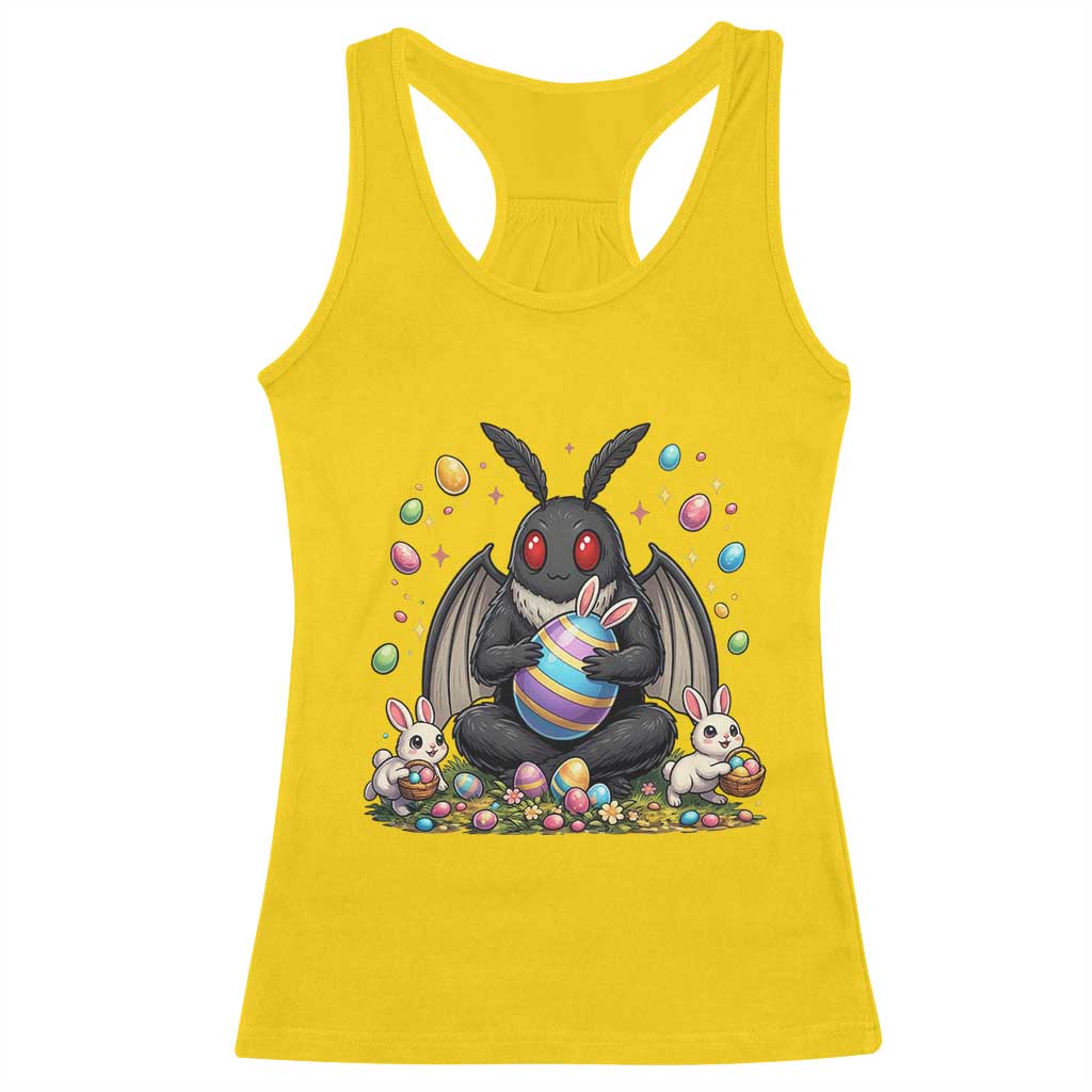 Mothman Easter Bunny Racerback Tank Top Funny West Virginia Cryptid Lover Gift