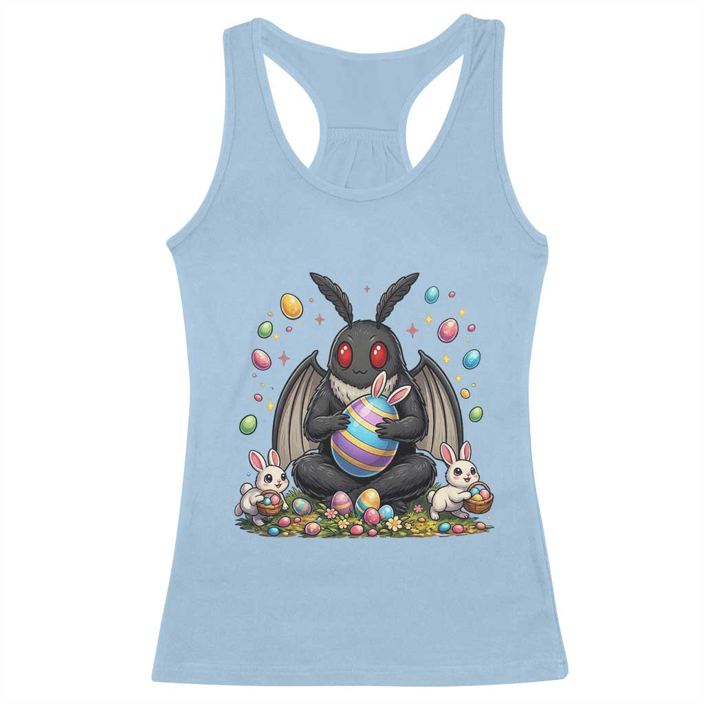 Mothman Easter Bunny Racerback Tank Top Funny West Virginia Cryptid Lover Gift