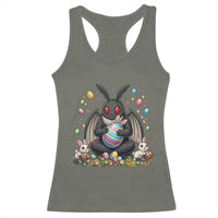 Mothman Easter Bunny Racerback Tank Top Funny West Virginia Cryptid Lover Gift
