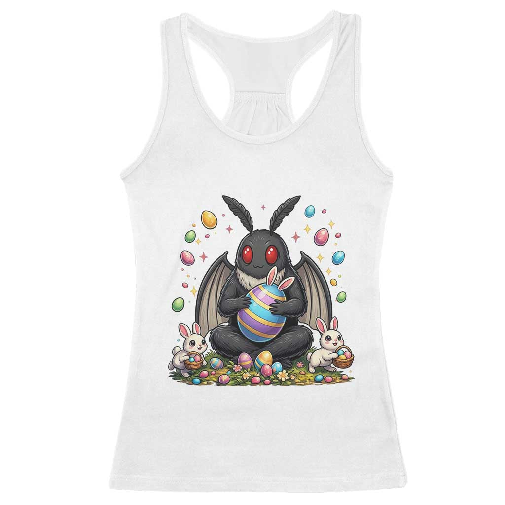 Mothman Easter Bunny Racerback Tank Top Funny West Virginia Cryptid Lover Gift