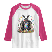 Mothman Easter Bunny Raglan Shirt Funny West Virginia Cryptid Lover Gift