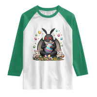 Mothman Easter Bunny Raglan Shirt Funny West Virginia Cryptid Lover Gift