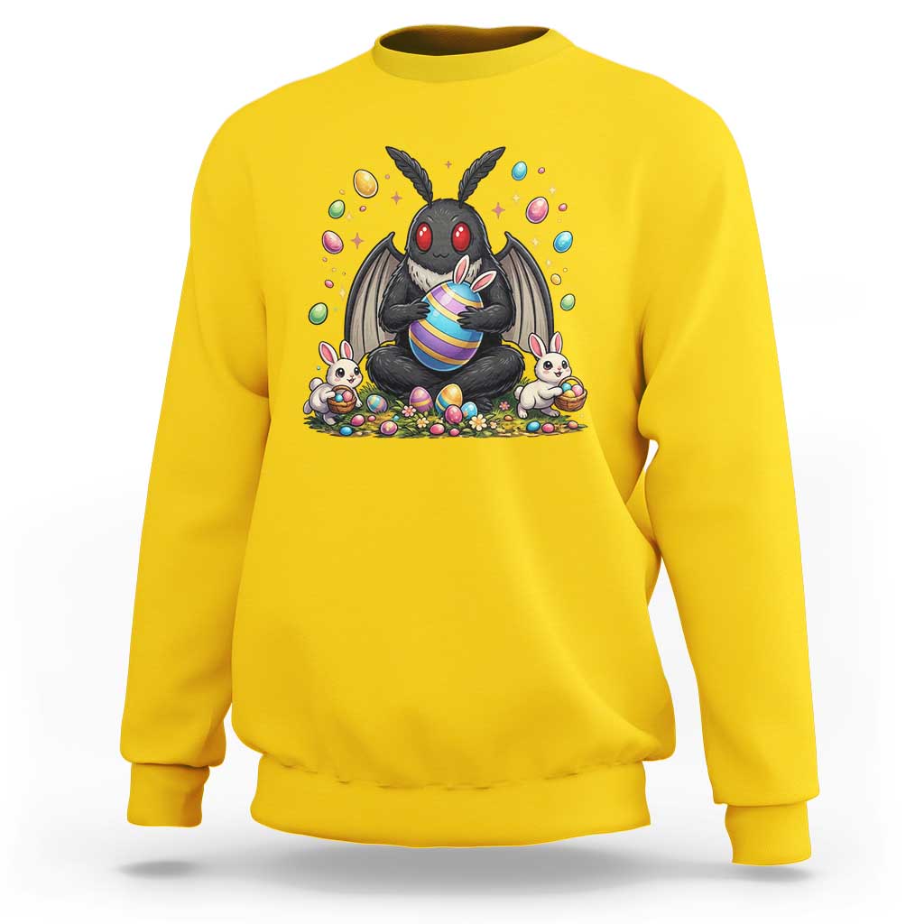 Mothman Easter Bunny Sweatshirt Funny West Virginia Cryptid Lover Gift