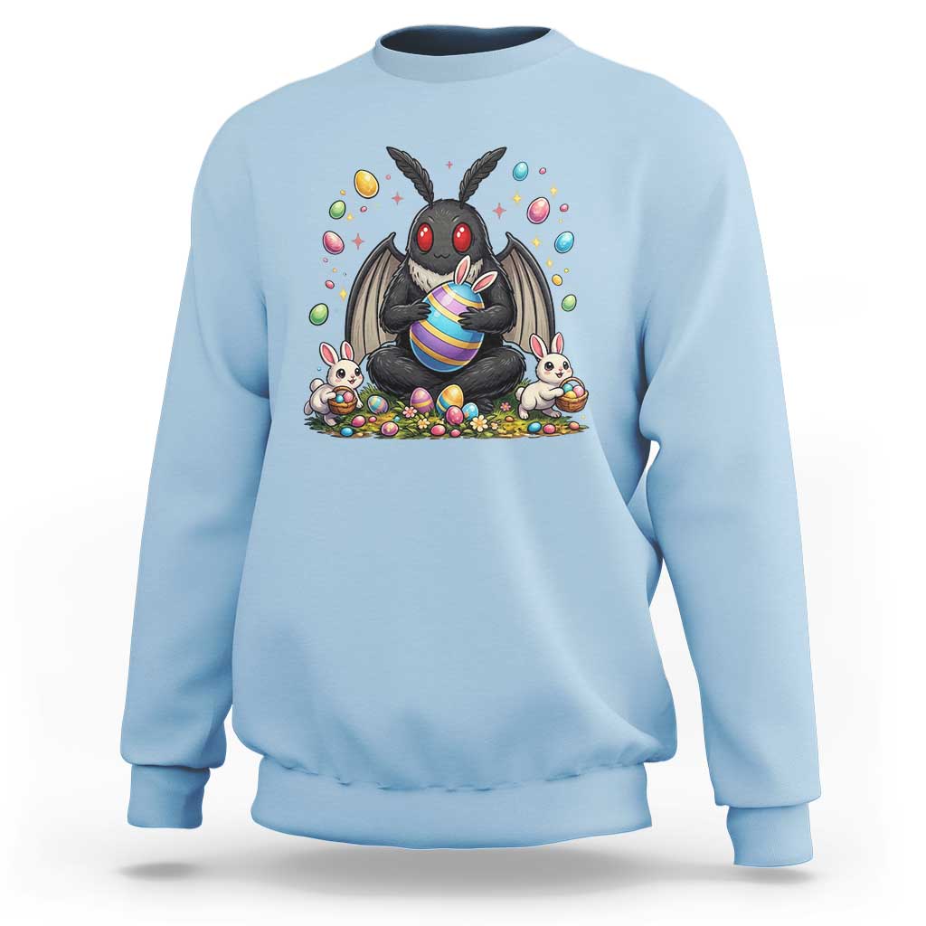 Mothman Easter Bunny Sweatshirt Funny West Virginia Cryptid Lover Gift