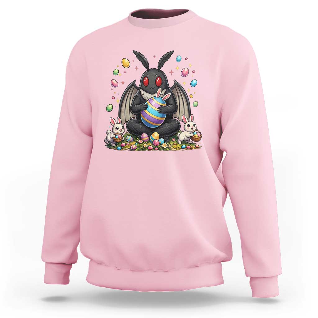 Mothman Easter Bunny Sweatshirt Funny West Virginia Cryptid Lover Gift