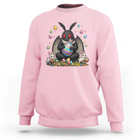 Mothman Easter Bunny Sweatshirt Funny West Virginia Cryptid Lover Gift
