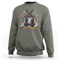 Mothman Easter Bunny Sweatshirt Funny West Virginia Cryptid Lover Gift