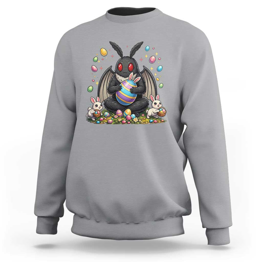Mothman Easter Bunny Sweatshirt Funny West Virginia Cryptid Lover Gift