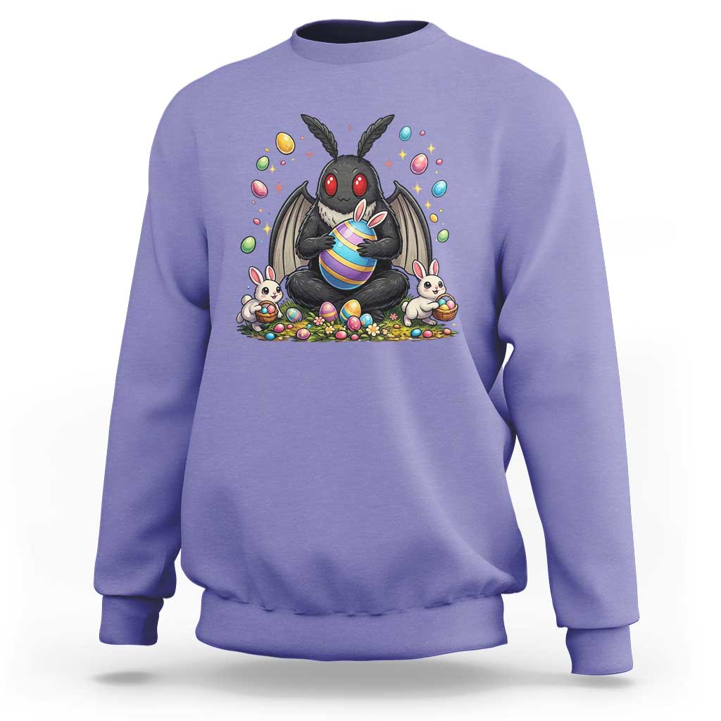 Mothman Easter Bunny Sweatshirt Funny West Virginia Cryptid Lover Gift