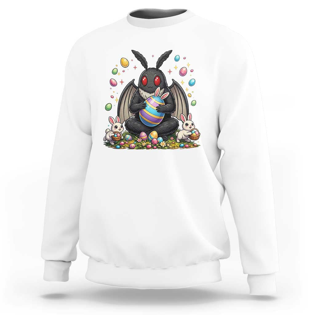 Mothman Easter Bunny Sweatshirt Funny West Virginia Cryptid Lover Gift