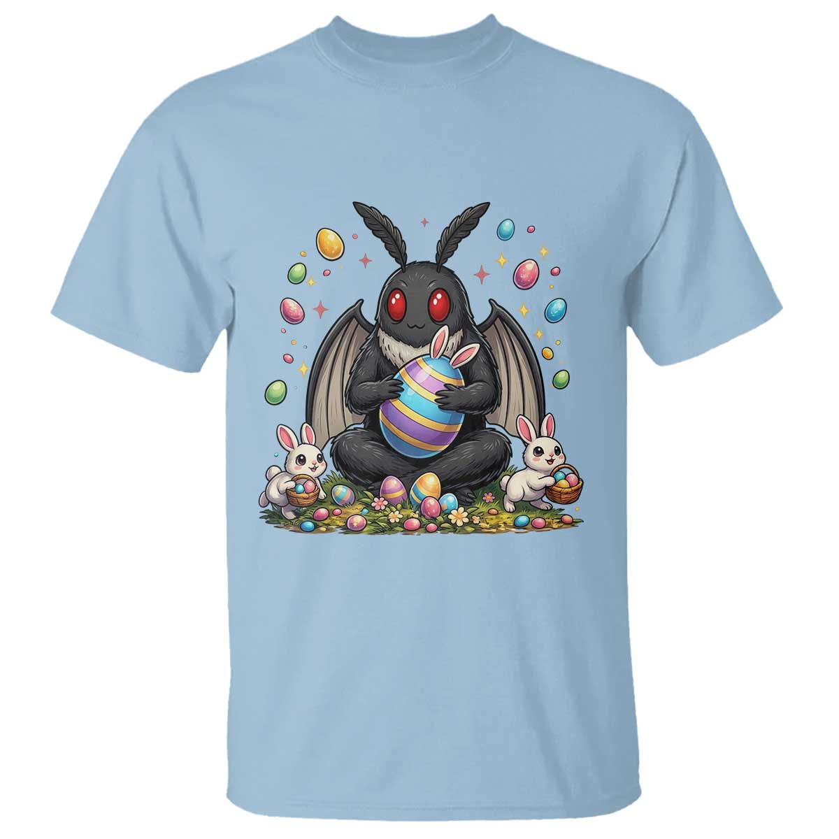 Mothman Easter Bunny T Shirt Funny West Virginia Cryptid Lover Gift