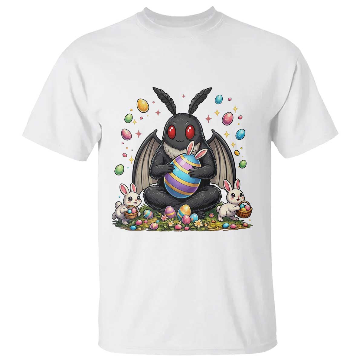 Mothman Easter Bunny T Shirt Funny West Virginia Cryptid Lover Gift