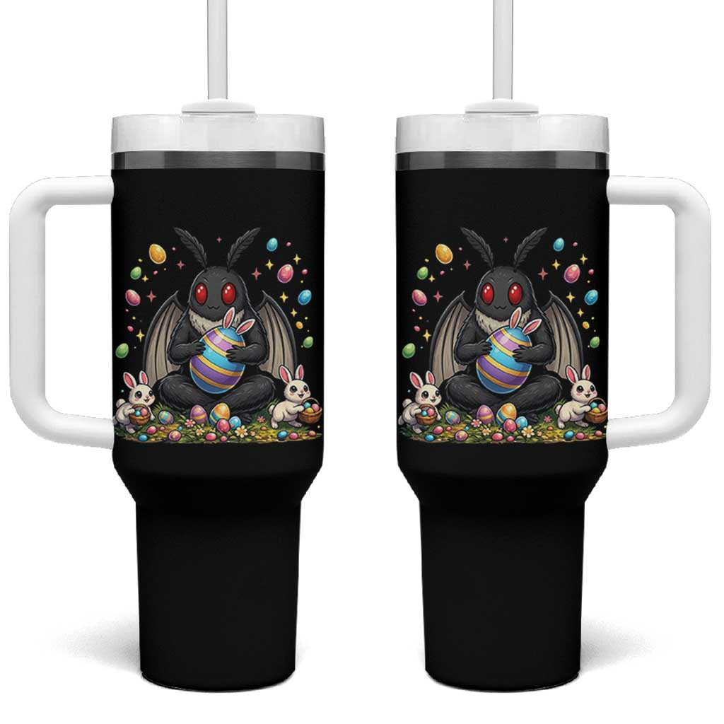 Mothman Easter Bunny Tumbler With Handle Funny West Virginia Cryptid Lover Gift