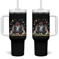 Mothman Easter Bunny Tumbler With Handle Funny West Virginia Cryptid Lover Gift