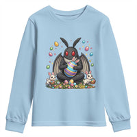 Mothman Easter Bunny Youth Sweatshirt Funny West Virginia Cryptid Lover Gift