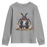 Mothman Easter Bunny Youth Sweatshirt Funny West Virginia Cryptid Lover Gift