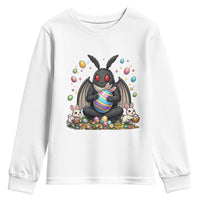 Mothman Easter Bunny Youth Sweatshirt Funny West Virginia Cryptid Lover Gift
