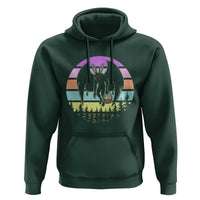 Retro Sunset Mothman Easter Egg Hunt Hoodie Cryptid Lover Gift