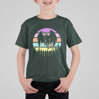 Retro Sunset Mothman Easter Egg Hunt T Shirt For Kid Cryptid Lover Gift