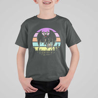 Retro Sunset Mothman Easter Egg Hunt T Shirt For Kid Cryptid Lover Gift