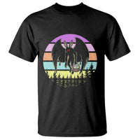 Retro Sunset Mothman Easter Egg Hunt T Shirt Cryptid Lover Gift