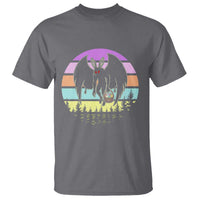Retro Sunset Mothman Easter Egg Hunt T Shirt Cryptid Lover Gift