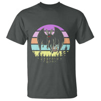 Retro Sunset Mothman Easter Egg Hunt T Shirt Cryptid Lover Gift