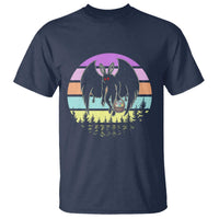 Retro Sunset Mothman Easter Egg Hunt T Shirt Cryptid Lover Gift