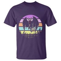 Retro Sunset Mothman Easter Egg Hunt T Shirt Cryptid Lover Gift