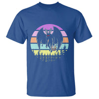 Retro Sunset Mothman Easter Egg Hunt T Shirt Cryptid Lover Gift