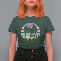 Retro Sunset Mothman Easter Egg Hunt T Shirt For Women Cryptid Lover Gift