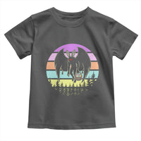 Retro Sunset Mothman Easter Egg Hunt Toddler T Shirt Cryptid Lover Gift