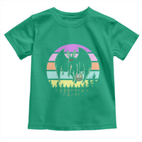 Retro Sunset Mothman Easter Egg Hunt Toddler T Shirt Cryptid Lover Gift