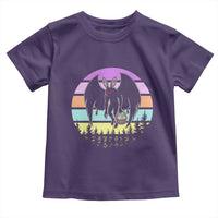 Retro Sunset Mothman Easter Egg Hunt Toddler T Shirt Cryptid Lover Gift