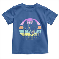 Retro Sunset Mothman Easter Egg Hunt Toddler T Shirt Cryptid Lover Gift