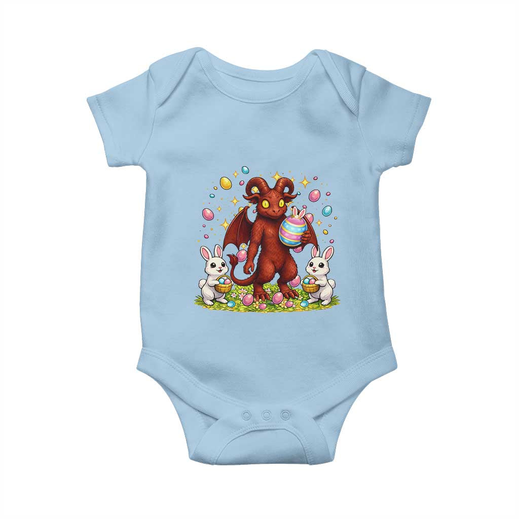 Jersey Devil Easter Egg Hunt Baby Onesie Funny Pine Barrens Folklore Gift
