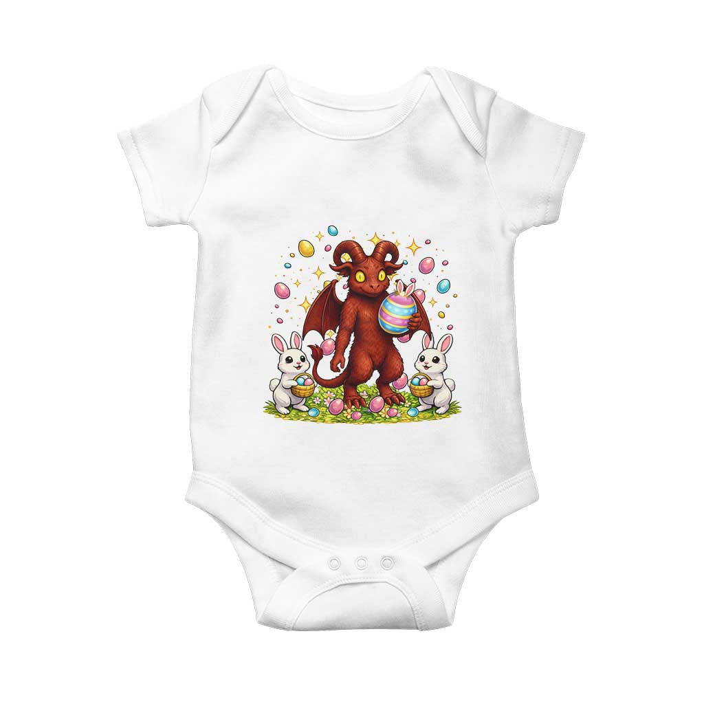 Jersey Devil Easter Egg Hunt Baby Onesie Funny Pine Barrens Folklore Gift