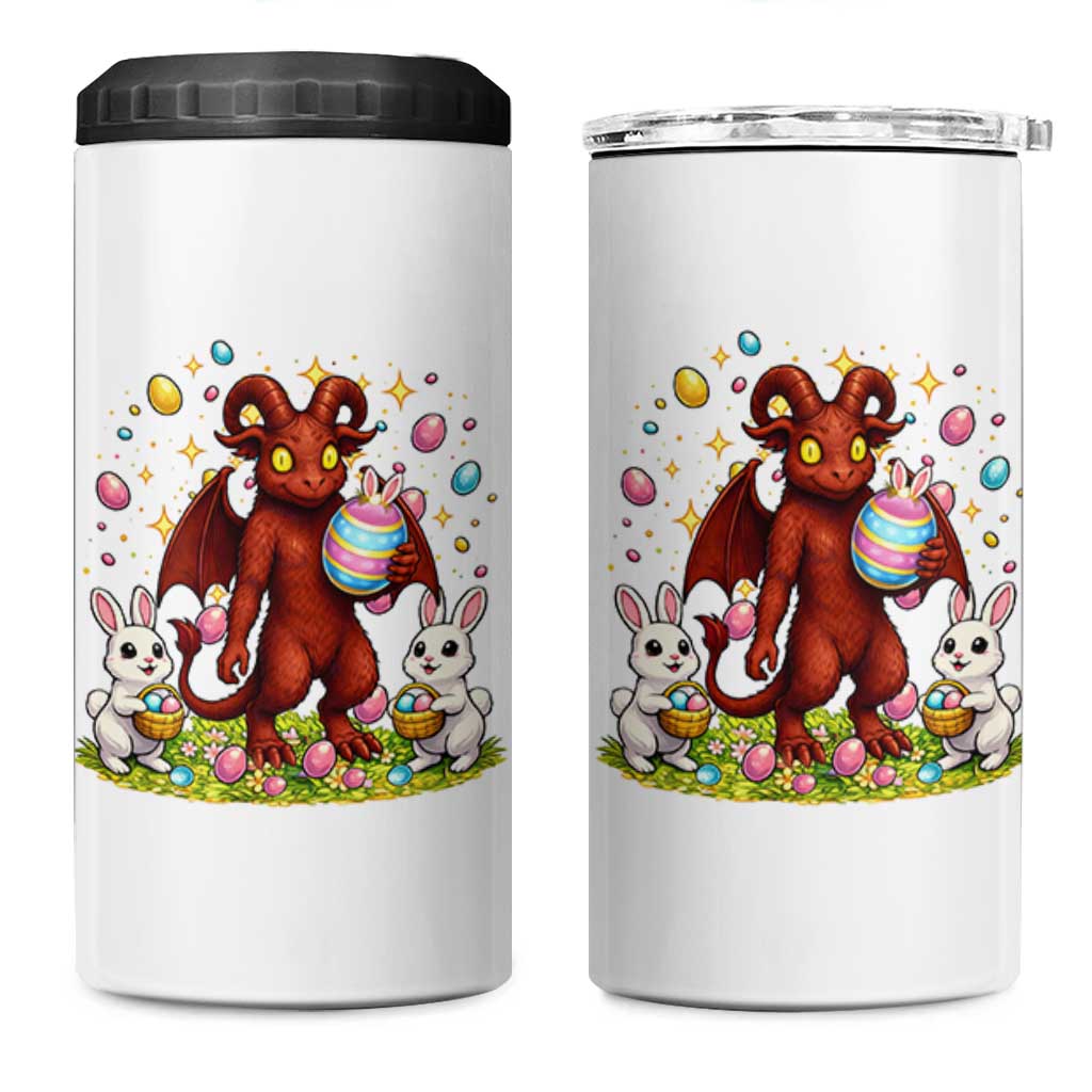 Jersey Devil Easter Egg Hunt 4 in 1 Can Cooler Tumbler Funny Pine Barrens Folklore Gift
