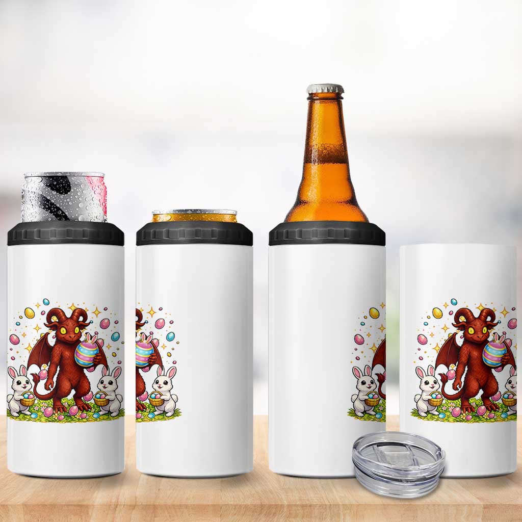 Jersey Devil Easter Egg Hunt 4 in 1 Can Cooler Tumbler Funny Pine Barrens Folklore Gift