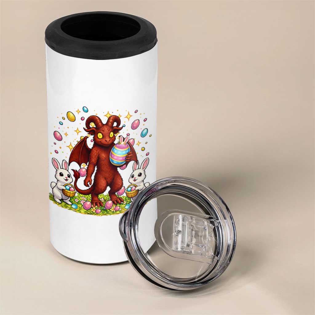 Jersey Devil Easter Egg Hunt 4 in 1 Can Cooler Tumbler Funny Pine Barrens Folklore Gift