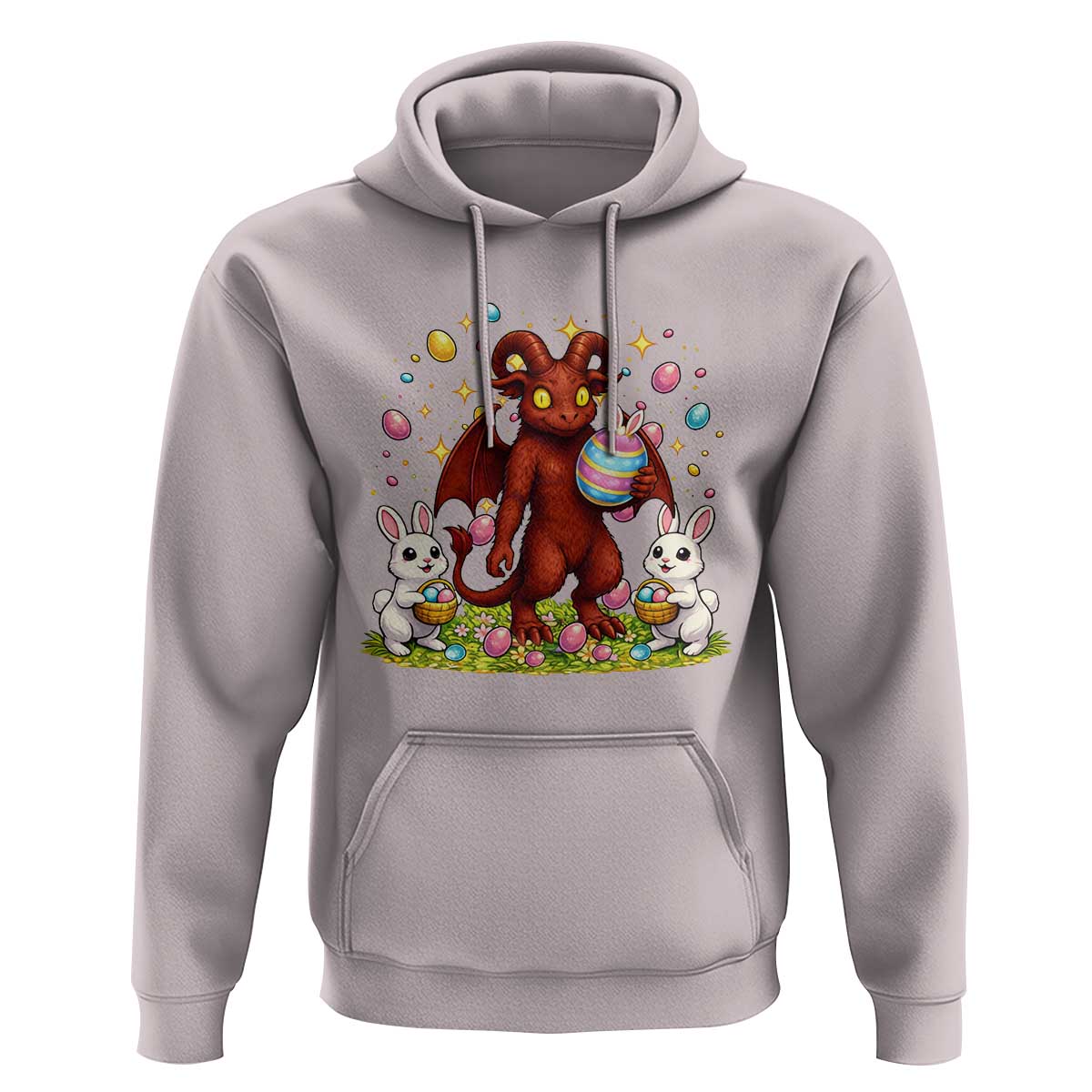 Jersey Devil Easter Egg Hunt Hoodie Funny Pine Barrens Folklore Gift